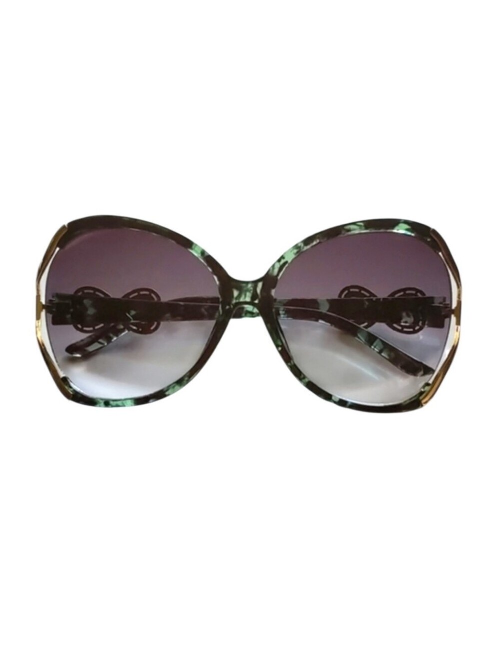 Stylish Retro Green Sunglasses